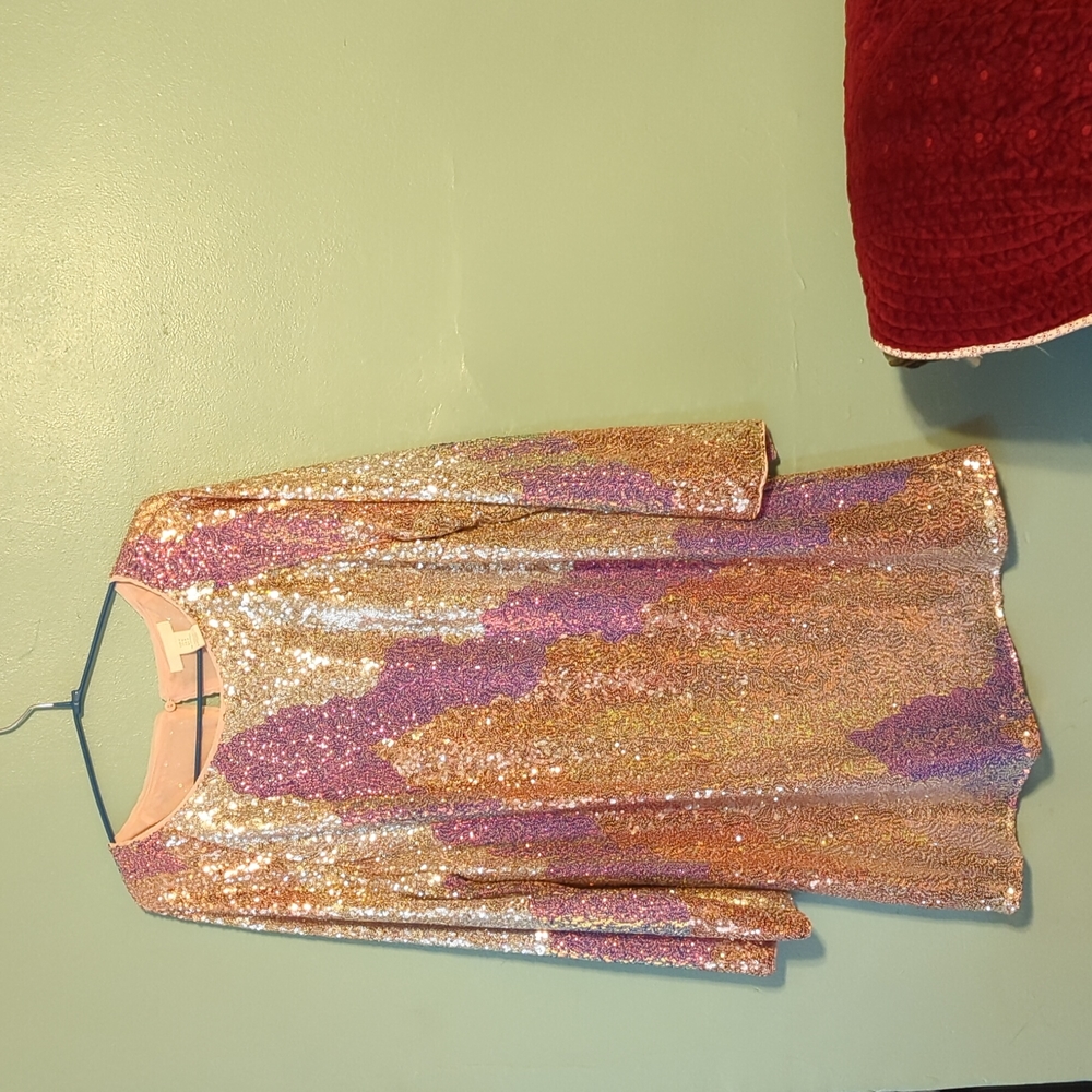 H&M Sequined mini dress